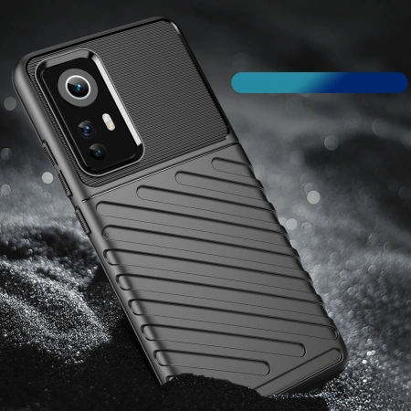 HURTEL THUNDER CASE ETUI DO XIAOMI 12 12X Z ELASTYCZNYM PANCERNYM POKROWCEM
