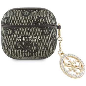 GUESS ETUI 4G STRASS CHARM DO AIRPODS 4 NAWET DLA WYMAGAJĄCEGO UŻYTKOWNIKA