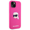 KARL LAGERFELD ETUI DO IPHONE 15 6.1 HARDCASE SILICONE KARL HEAD DO MAGSAFE