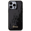Etui Guess Sequin Script Metal na iPhone 15 Pro Max - czarne