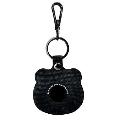 Nimmy Zestaw 3w1 torebka na telefon +    portfel + etui na lokalizator czarny/black Big Eyed Pet 2.0 Panda
