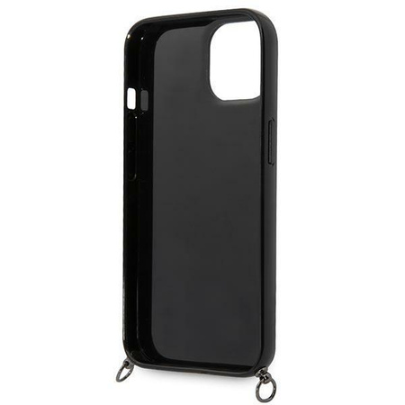Etui Karl Lagerfeld KLHCP14SSTSTP na iPhone 14 hardcase - różowe Color Stripes Strap