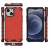 Honeycomb etui pancerny pokrowiec z żelową ramką iPhone 13 mini czerwony