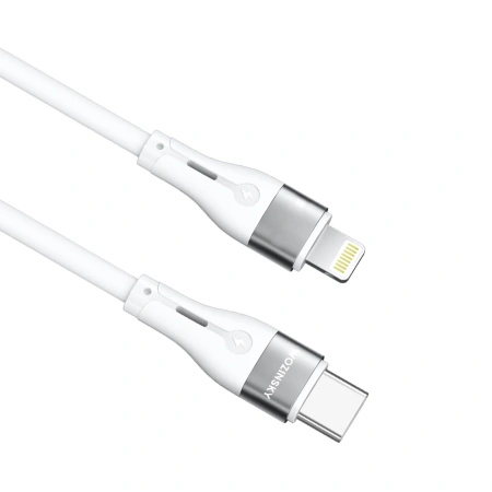 WOZINSKY KABEL DO LIGHTNING USB-C PD 27W DO IPHONE 12 13 14 1M BIAŁY