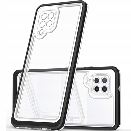 HURTEL ETUI CLEAR 3IN1 DO SAMSUNG GALAXY A42 5G Z RAMKĄ ELASTYCZNE