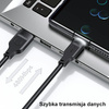 USAMS KABEL USB-C 6A DO TELEFONÓW TABLETÓW 1,2M PORT DISPLAY FAST CHARGING