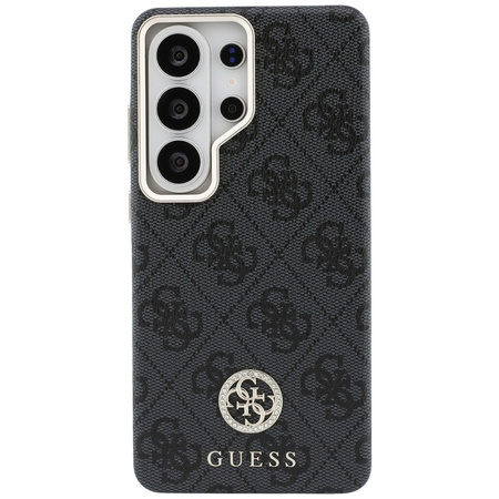 Etui Guess 4G Rhinestone Round Logo MagSafe do Samsung Galaxy S26 Ultra czarny