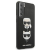 Karl Lagerfeld KLHCS21MSAKICKCBK S21+ G996 czarny/black hardcase Saffiano Ikonik Karl&Choupette Head