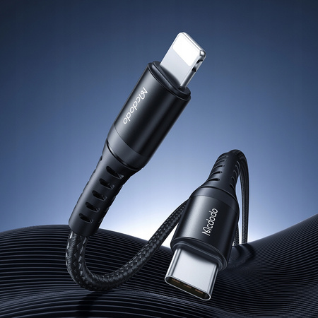 MCDODO ŁADOWARKA KABEL USB-C LIGHTNING SZYBKIE ŁADOWANIE DO IPHONE 13 14 1M