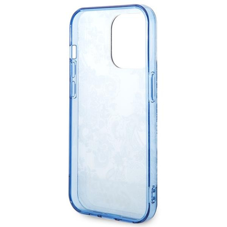 Guess GUHCP14XHGPLHB iPhone 14 Pro Max 6,7" niebieski/blue hardcase Porcelain Collection