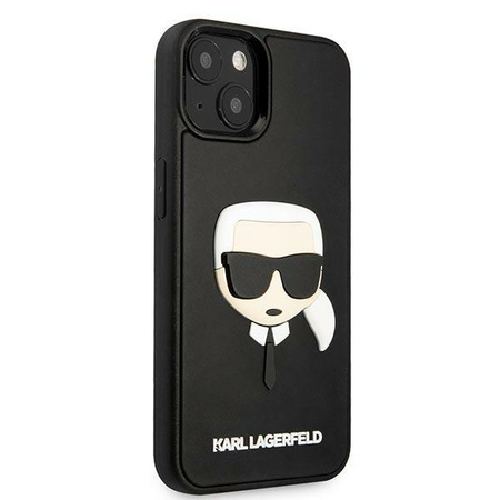 Karl Lagerfeld KLHCP14MKH3DBK iPhone 14 Plus 6,7" czarny/black hardcase 3D Rubber Karl`s Head