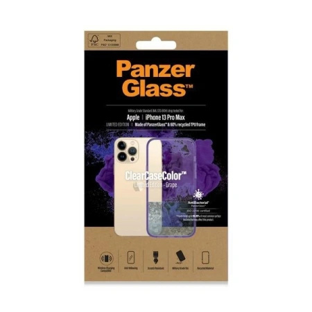 PANZERGLASS ETUI DO IPHONE 13 PRO MAX ANTYBAKTERYJNE OCHRONA MILITARY GRADE