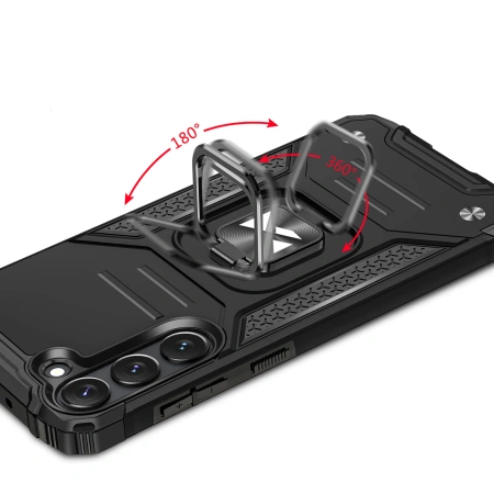WOZINSKY RING ARMOR ETUI DO SAMSUNG GALAXY S23+ PANCERNY POKROWIEC