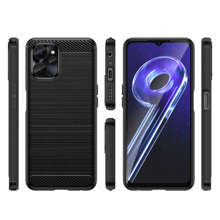 HURTEL CARBON CASE ETUI DO REALME 10 5G REALME 9I 5G ELASTYCZNY SILIKONOWY