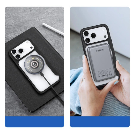 DUX DUCIS ETUI SKIN X PRO DO IPHONE 17 PRO Z PORTFELEM KOMPAATYBILNE