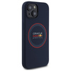 Red Bull RBHMP14S24SIILVR iPhone 14 6.1 hardcase granatowy/navy Silicone Red Ring MagSafe
