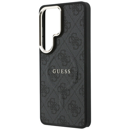 Etui Guess 4G Embossed Ring MagSafe do Samsung Galaxy S26 Ultra czarny