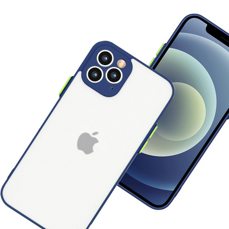 Milky Case silikonowe elastyczne półprzezroczyste etui do Xiaomi Redmi 9T granatowy