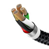 BASEUS KABEL 3W1 USB-C DO LIGHTNING MICRO DO TELEFONÓW IPHONE 0,3M ZESTAW