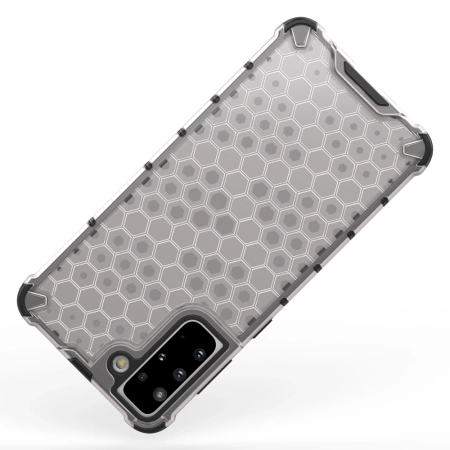 HURTEL POKROWIEC HONEYCOMB DO SAMSUNG GALAXY S22 Z OCHRONĄ I ŻELOWĄ RAMKĄ