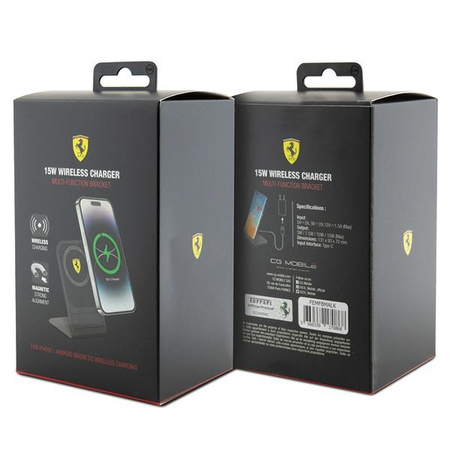 FERRARI ŁADOWARKA INDUKCYJNA DO MAGSAFE 15W DO IPHONE 12 13 14 15 2023
