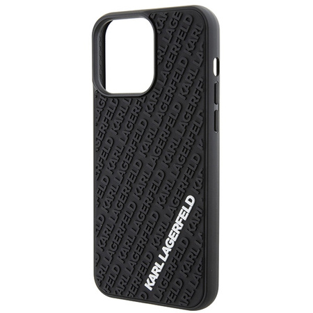 KARL LAGERFELD ETUI POKROWIEC DO IPHONE 15 PRO MAX 6.7 3D RUBBER MULTI LOGO