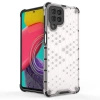 HURTEL ETUI POKROWIEC HONEYCOMB DO SAMSUNG GALAXY M53 5G Z ŻELOWĄ RAMKĄ