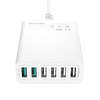 BLITZWOLF ŁADOWARKA 6X USB BW-S15 DO TELEFONÓW QC 3.0 60W SZYBKIE ŁADOWANIE