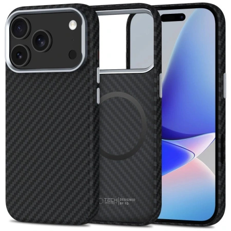 TECH-PROTECT ETUI ION CARBON MAGSAFE DO IPHONE 17 PRO MAX OCHRONA WYSOKA