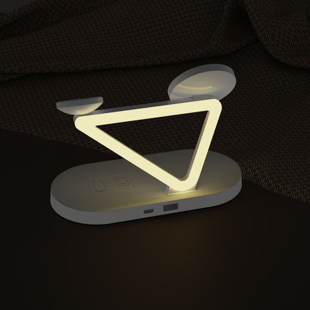 TECH-PROTECT ŁADOWARKA 3W1 DO MAGSAFE IPHONE 12 13 14 SZYBKIE ŁADOWANIE 15W
