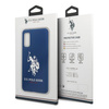 Etui U.S. Polo Assn. Silicone Collection na Samsung Galaxy S20 - granatowe