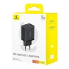 Ładowarka sieciowa Baseus Cube Pro 30W USB-C USB-A - czarna
