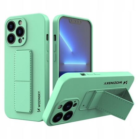 WOZINSKY ETUI KICKSTAND CASE SILIKONOWE DO IPHONE 13 PRO MAX PODSTAWKA