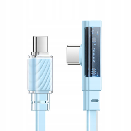 Mcdodo High Speed USB-C PD 65W 1.8M Angle Cable Blue