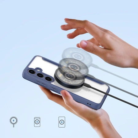 DUX DUCIS ETUI CASE NA SAMSUNG GALAXY S24+ Z DO MAGSAFE I KLAPKĄ SKÓRZANE
