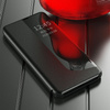 Eco Leather View Case elegancki futerał etui z klapką i funkcją podstawki Huawei P40 Lite E czarny