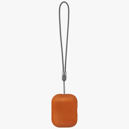Etui UNIQ Lino do AirPods Pro 3 gen      Silicone pomarańczowy