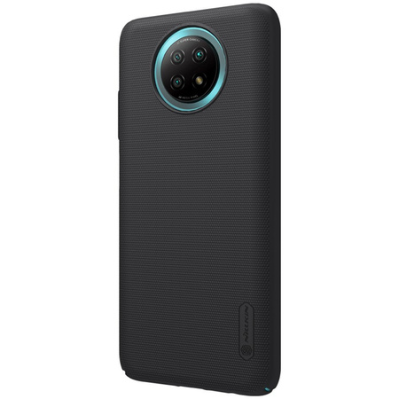 Nillkin Super Frosted Shield wzmocnione etui pokrowiec + podstawka Xiaomi Redmi Note 9T 5G czarny