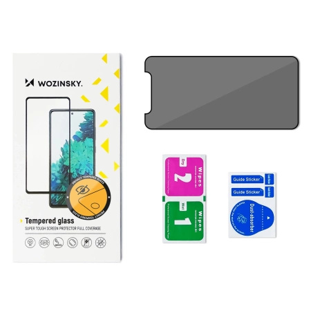 WOZINSKY PRIVACY GLASS SZKŁO DO IPHONE 14 PLUS 13 PRO MAX OCHRONA ANTI SPY
