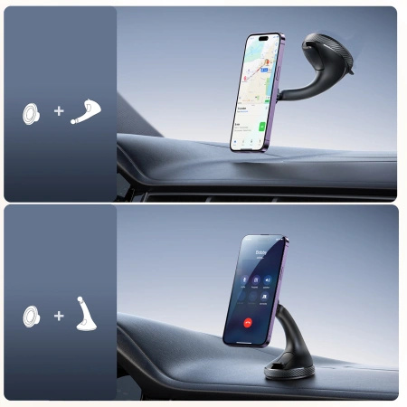JOYROOM UCHWYT MAGNETYCZNY DO SAMOCHODU NA SZYBĘ DO TELEFONÓW IPHONE HUAWEI