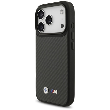 Etui BMW M Kevlar Matt MagSafe do iPhone 17 Pro czarny