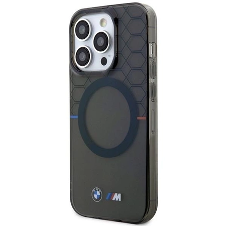 Etui BMW Pattern MagSafe na iPhone 13 Pro Max - szare