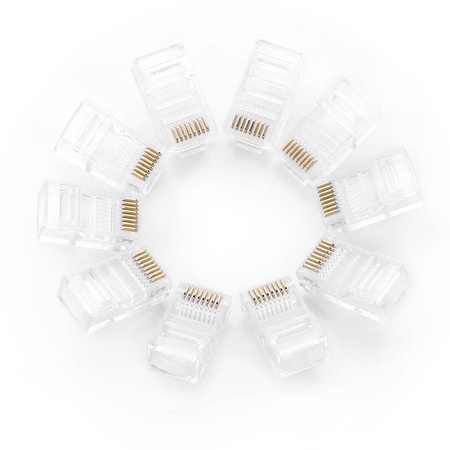 UGREEN WTYCZKA RJ45 8P/8C DO KABLI ETHERNET CAT5 CAT5E 100SZT UTP