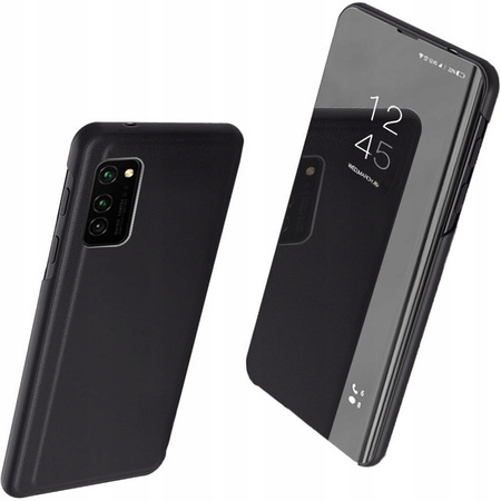 HURTEL CLEAR VIEW CASE ETUI Z KLAPKĄ DO SAMSUNG GALAXY A72 4G FUNKCJA STAND