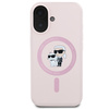 KARL LAGERFELD KLHMP16SSCMKCRHP ETUI DO MAGSAFE DO IPHONE 16 6.1 SILIKONOWE