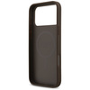 Etui Guess 4G Printed Stripes MagSafe do iPhone 17 Pro Max brązowy