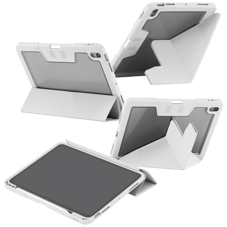 Etui Care by PanzerGlass Y fold do iPad Air 11" 2025 (7 gen.) / iPad Air 11" 2024 (6 gen.) -  jasnoszare