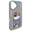 NIMMY ETUI CASE DO IPHONE 16 6.1 Z MOTYWEM CAT GLASSES STYLOWE OCHRONA