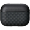 Etui PITAKA Aramid Fiber do AirPods Pro  3 czarno-szary