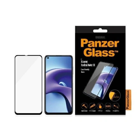 PANZERGLASS SZKŁO HARTOWANE E2E REGULAR DO XIAOMI REDMI NOTE 9T Z RAMKĄ 9H
